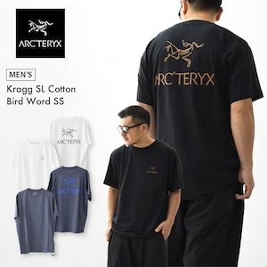 ARC'TERYX [アークテリクス正規代理店] Kragg SL Cotton Bird Word SS Men's [X000009535] クラッグ SL コットン バード ワード ショートスリーブ メンズ・半袖・ハイキング・トレッキング・タウンユース・MEN'S [2026SS]
