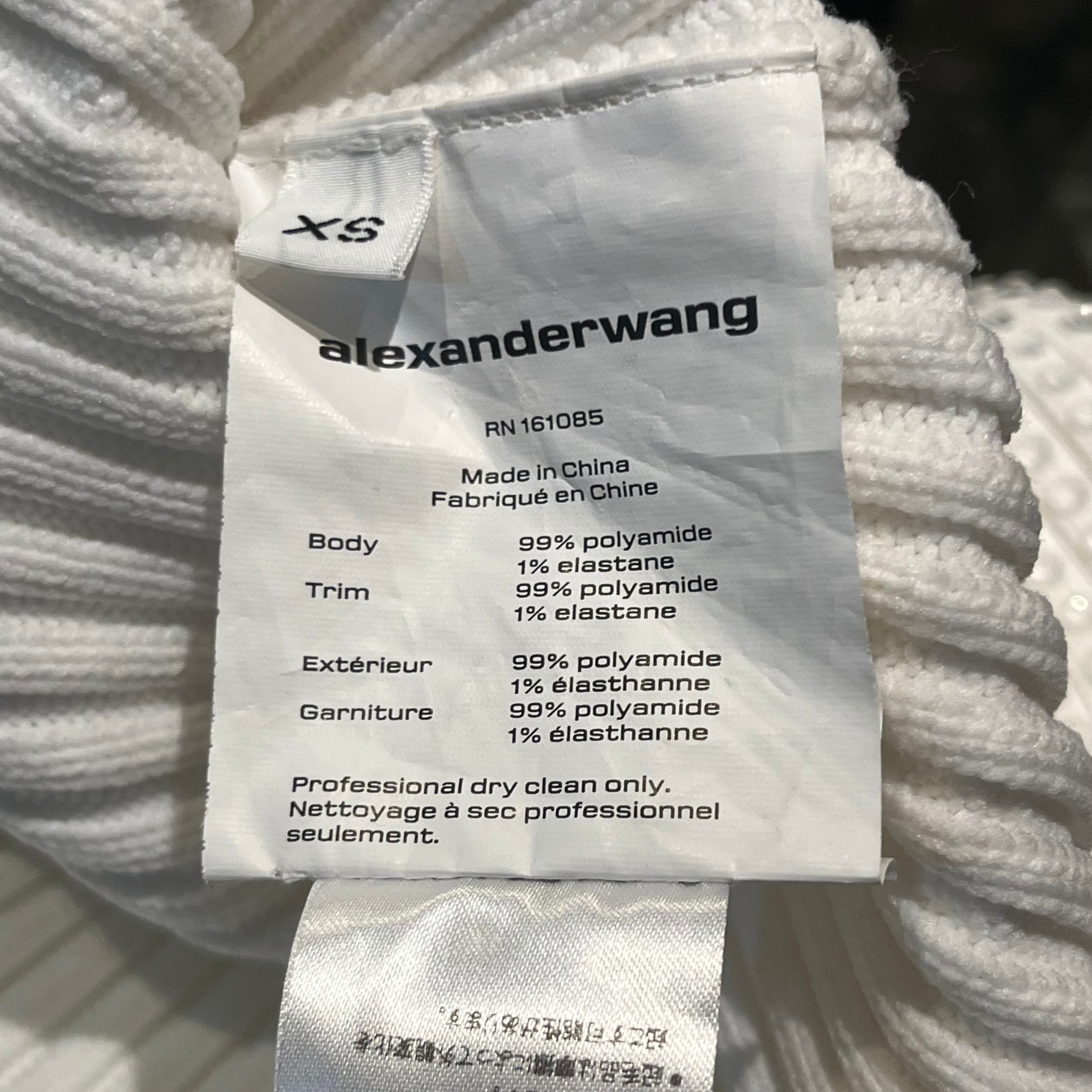 Alexander Wang アレキサンダーワン Crystal-embellished Minidress 