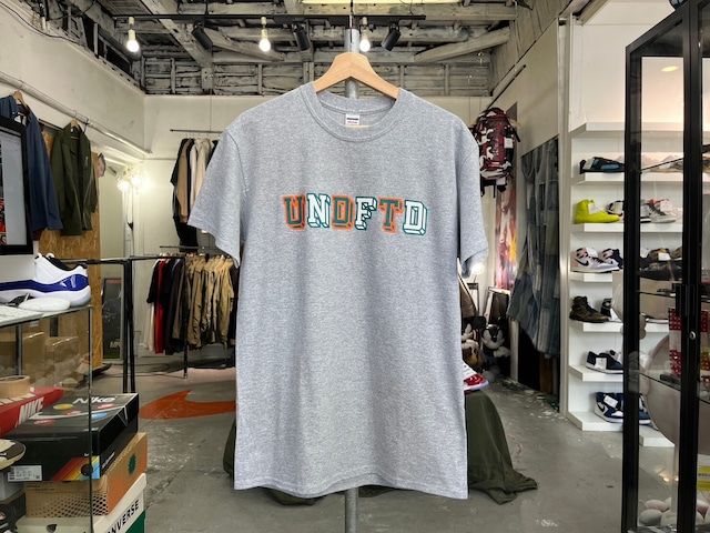 UNDEFEATED LOGO TEE GREY MEDIUM 32177