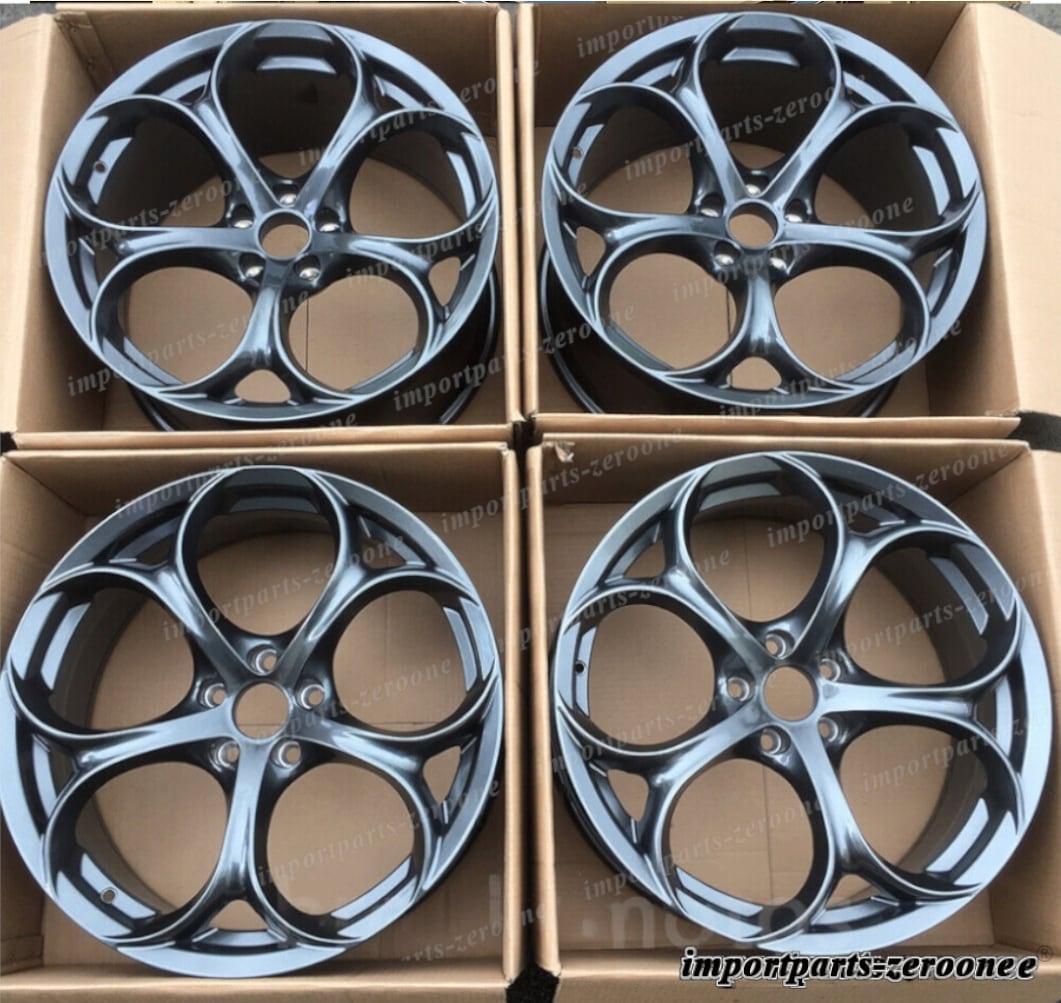 20インチ アルファロメオ ステルヴィオ ガンメタル ホイール 20X8.5
