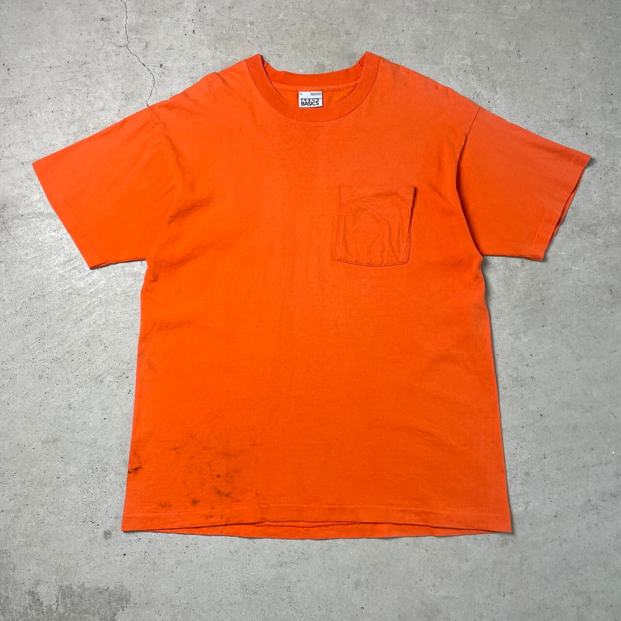 90年代 USA製 TREND BASICS 無地 ブランクTシャツ ポケットTシャツ