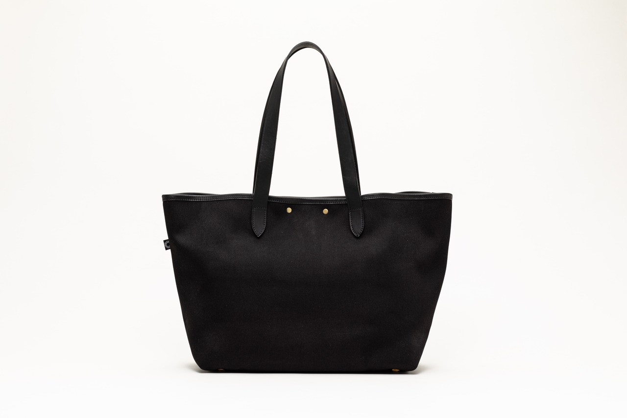 ECONOMY WIDE TOTE / DALBY CANVAS  BLACK - 1