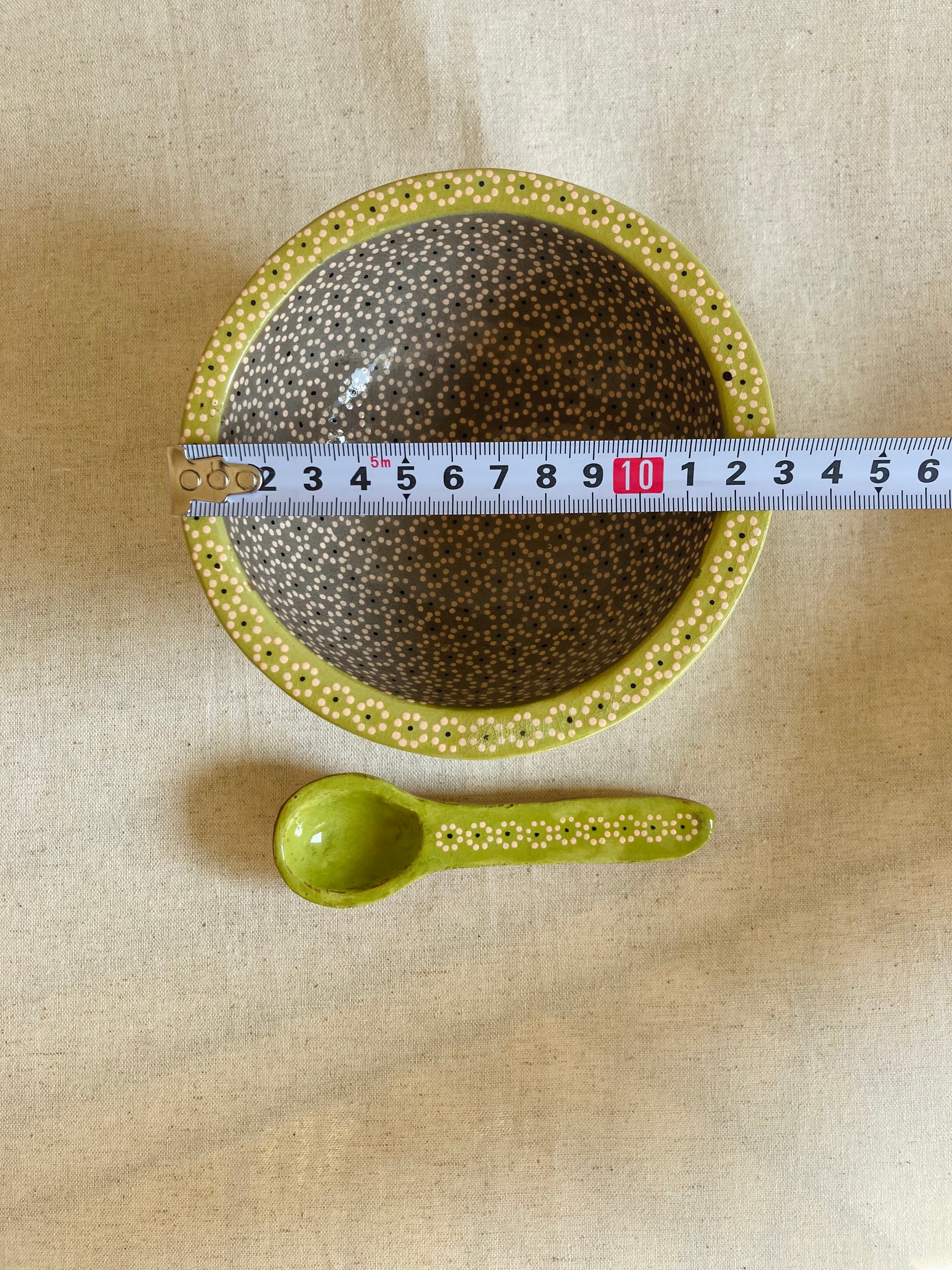 カプラ焼 モルカヘテ イエローグリーン キッチン雑貨 メキシコ雑貨