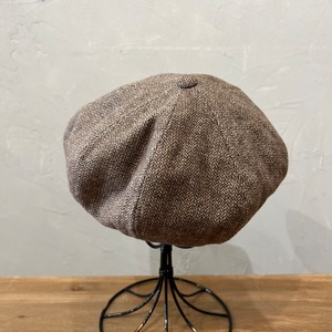 HERRINGBONE WOOL NEWSBOY