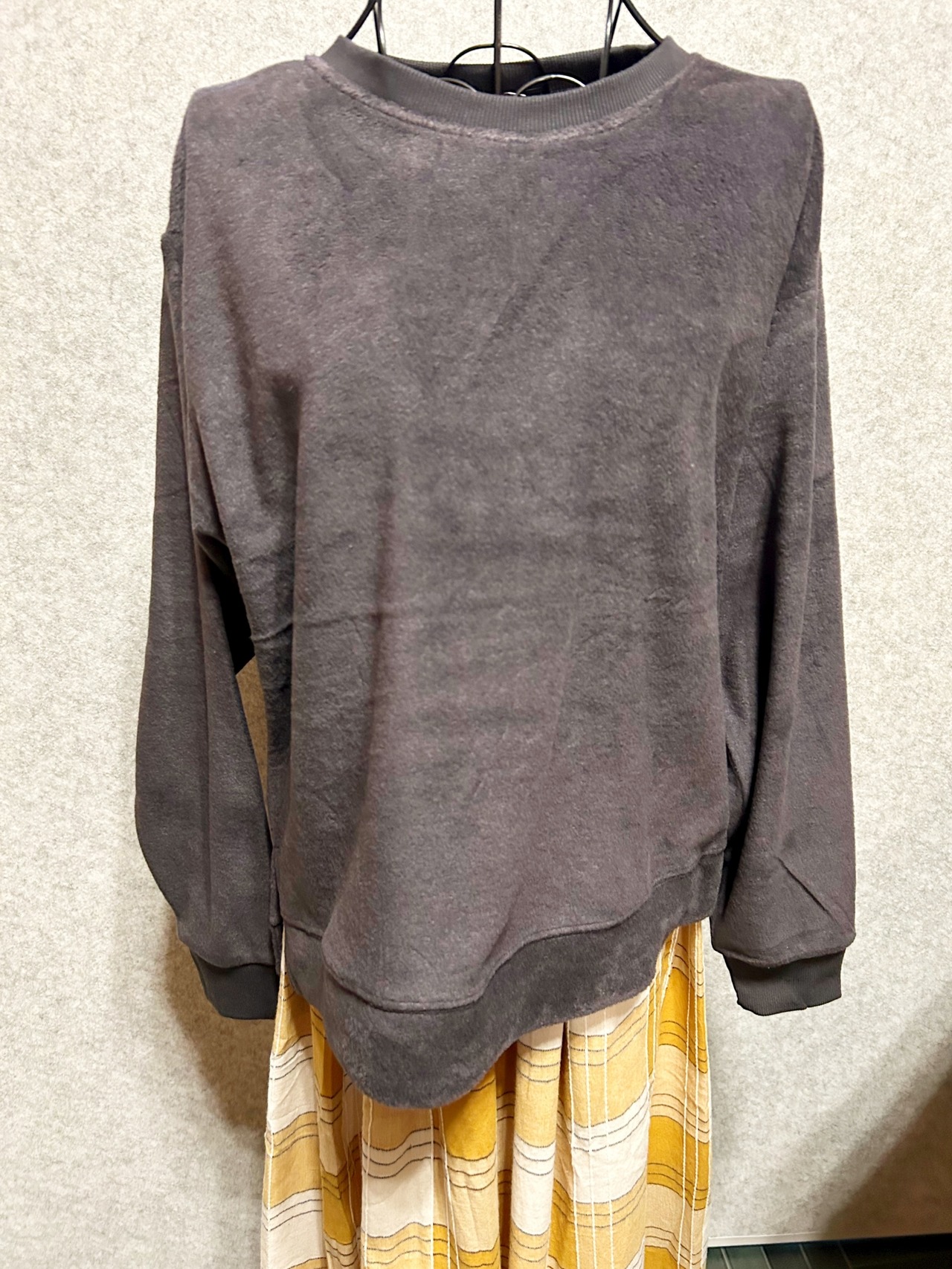 ふわふわフリース　プルオーバー　長袖