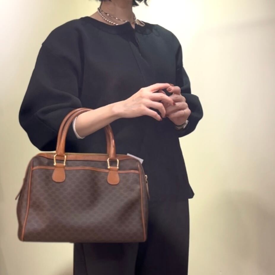 セリーヌ　ビンテージ　ボストンバッグ　大容量 CELINE1838 セリーヌ ボストンバッグ マカダム レディース メンズ