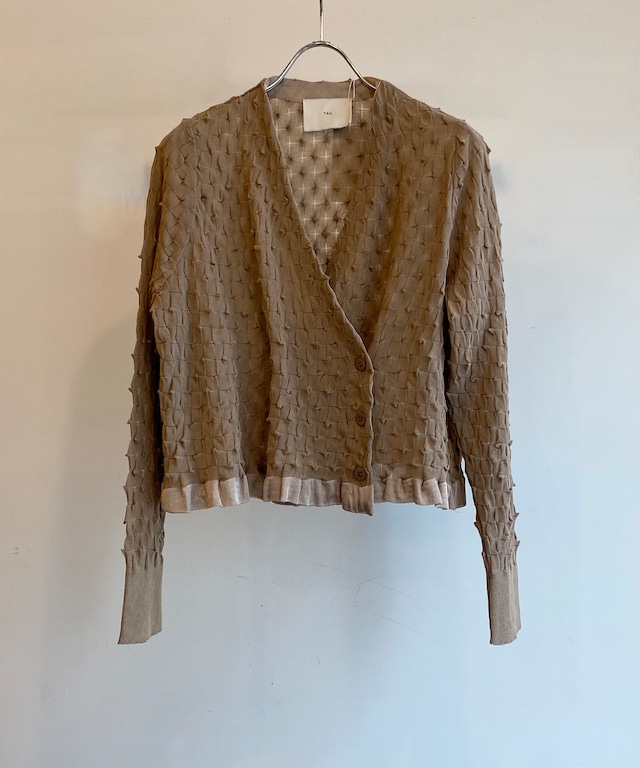 TAN/24SS-19 TINY HORNS CARDIGAN(MOCA)