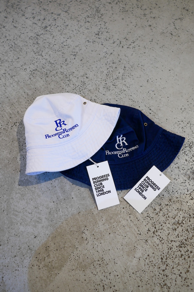 PROGRESS RUNNING CLUB PRC BADGE LOGC BUCKET HAT