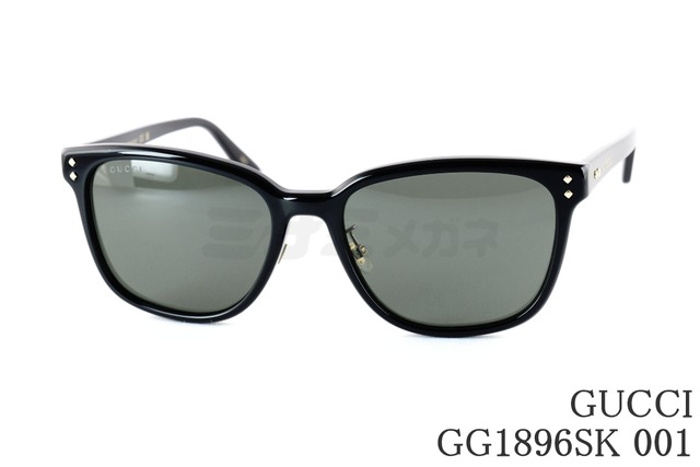 GUCCI サングラス GG1896SK 001 ウェリントン テキストロゴ メンズ レディース アジアンフィット グッチ ITALY イタリア製 正規品