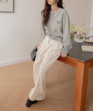 ハイウエスト◆ワイドカジュアルパンツ【p-20242】