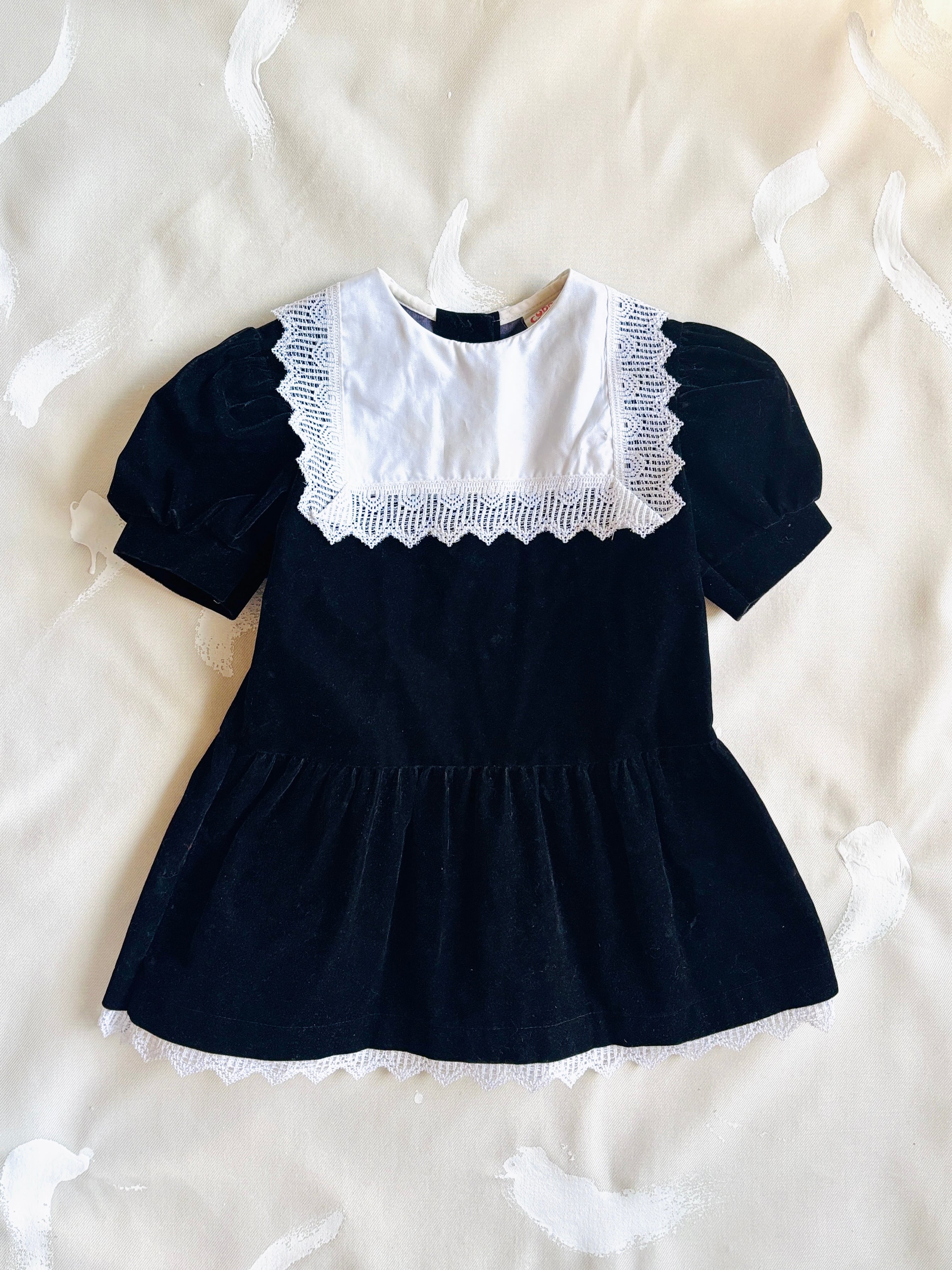 【KIDS vintage】velvet tunic. size:4y