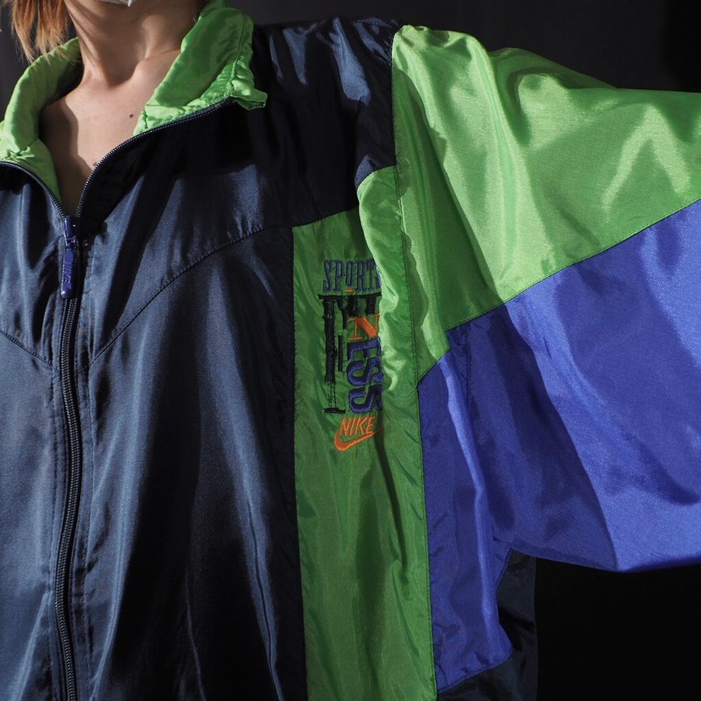 1990s Nike “Sports & Fitness" Unit 01 color vintage track jacket