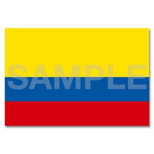 世界の国旗ポストカード ＜アメリカ＞ コロンビア共和国 Flags of the world POST CARD ＜America＞ Republic of Colombia