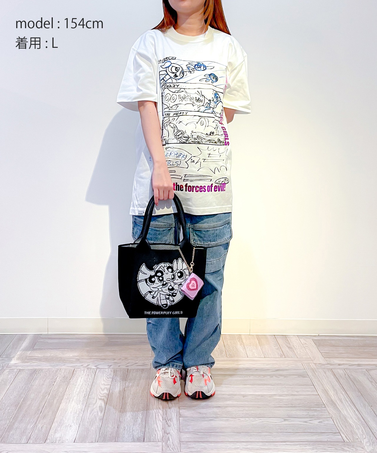 F252005-01_The Powerpuff Girls×Flapper Tシャツ_手描きアート - 11