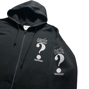 vintage 1990’s OASIS music hoodie made in England “What’s The Story Morning Glory?”