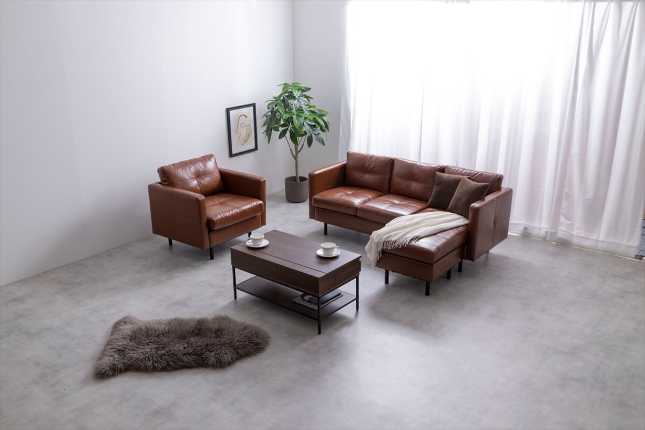 レザー 1人掛けソファ