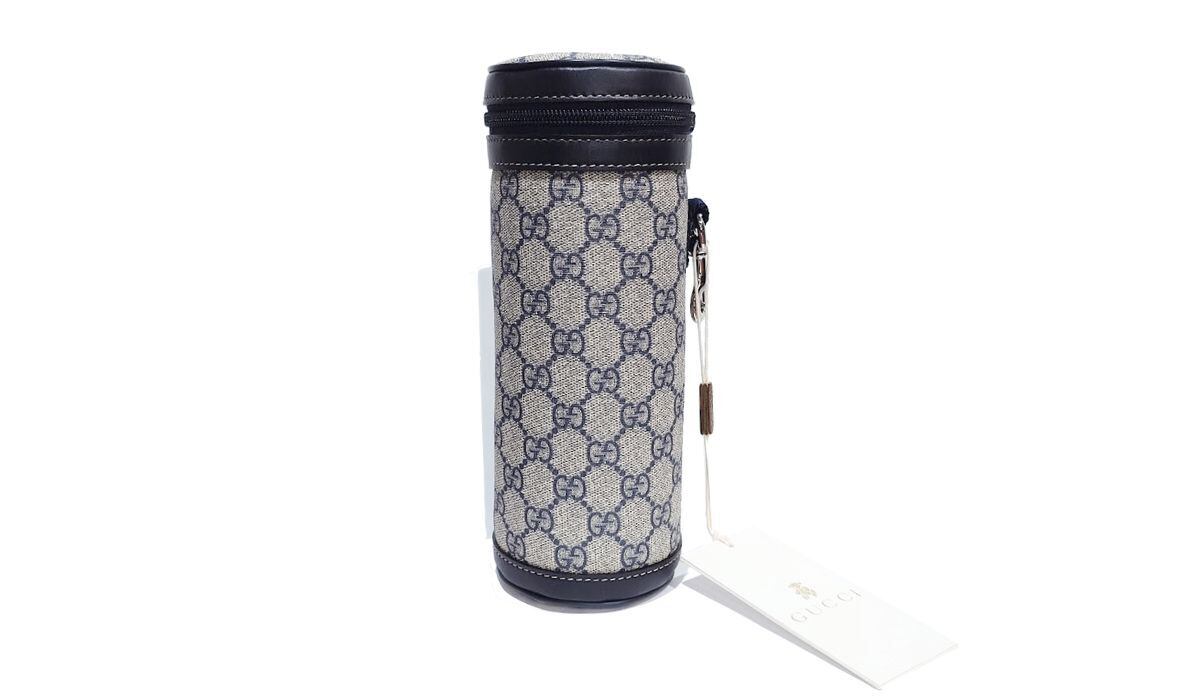 GUCCI ボトルケース 未使用品 GUCCI グッチ ボトルカバー ボトルケース GGスプリーム