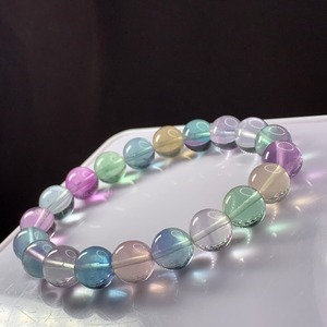 A5.透明度あり♪可愛いマルチカラーフローライトブレスレット