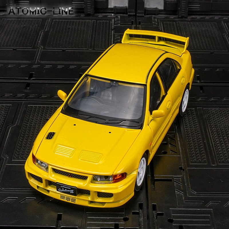 三菱 LANCER Evolution 3 III ミニカー 1/32 全4色 ライト点灯