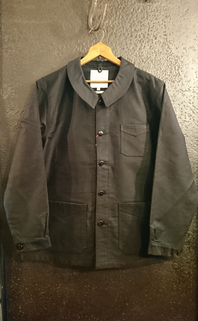 Le Sans Pareil ANK TRADITIONAL COVERALL BLACK MOLESKIN