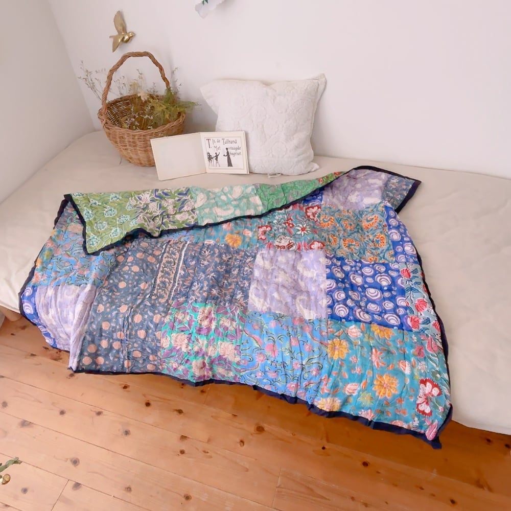 綿入りキルト | ブロックプリントキルト専門店 KUUP / カンタキルト