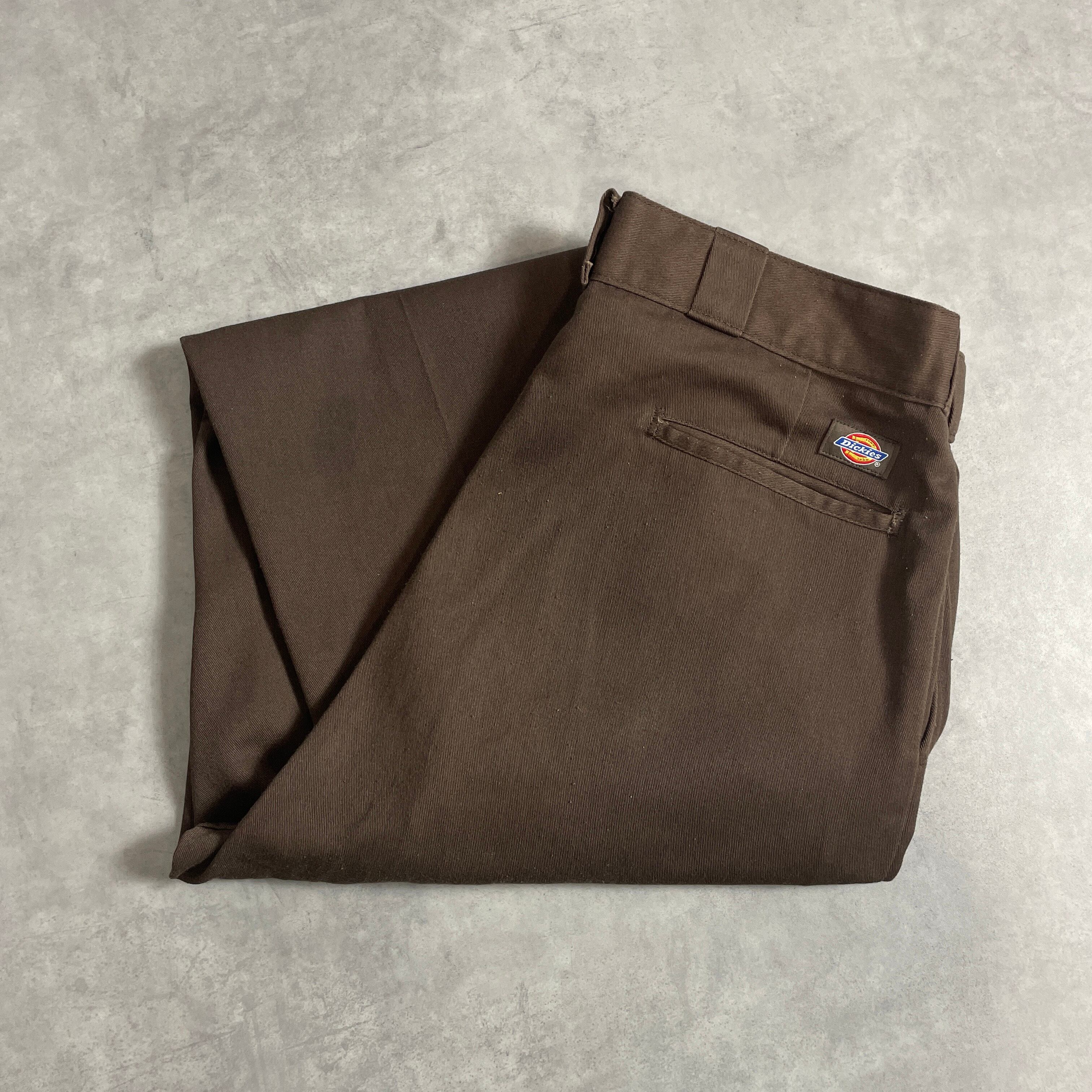 USA製90s Dickies 874ワークパンツ 茶色 神サイズ ヴィンテージ