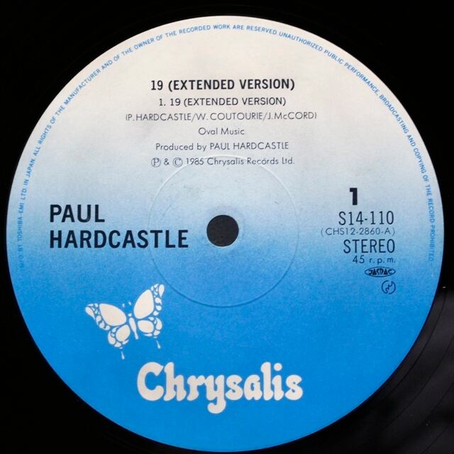 Paul Hardcastle / 19 (Extended Version) [WWS14-110] - 画像1