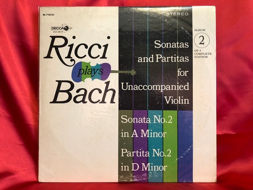 リッチのバッハ無伴奏ソナタ2番(ステレオ)