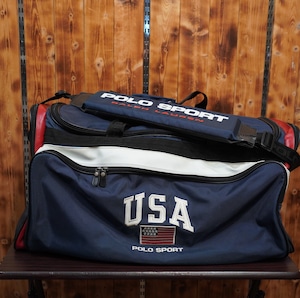 ralphlauren polosport 大型 ボストンバッグ usaロゴ 鞄 2way ラルフローレン ポロスポーツ