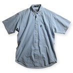 90s "CHAPS“ Made in USA light blue S/S BD Shirts / "チャップス” USA製 水色 半袖ボタンダウンシャツ