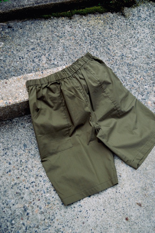 Pub Cotton Whether Cloth Easy Shorts Setup Shorts Made in Japan Khaki ピューブ コットンウェザークロスショーツ pub服