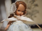 小さなビスクのナンシー・アン レースボネとドレス 「Nancy Ann Story Book Doll」 画像6