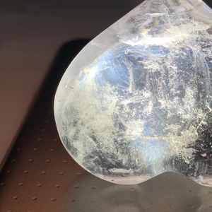 13.天使の梯子☆水晶☆エンジェルラダー 珍しいハートモチーフ♪