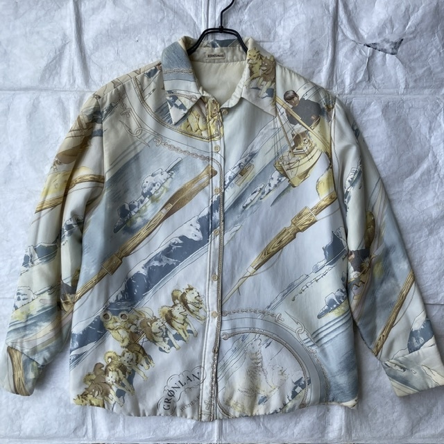 HERMES シルクパファー シャツジャケット マルジェラ期