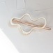 HAIR PIN || 【通常商品】 UNI-UNI HAIR PIN (GOLD+WHITE) || 1 HAIR PIN || GOLD×WHITE || EBH057