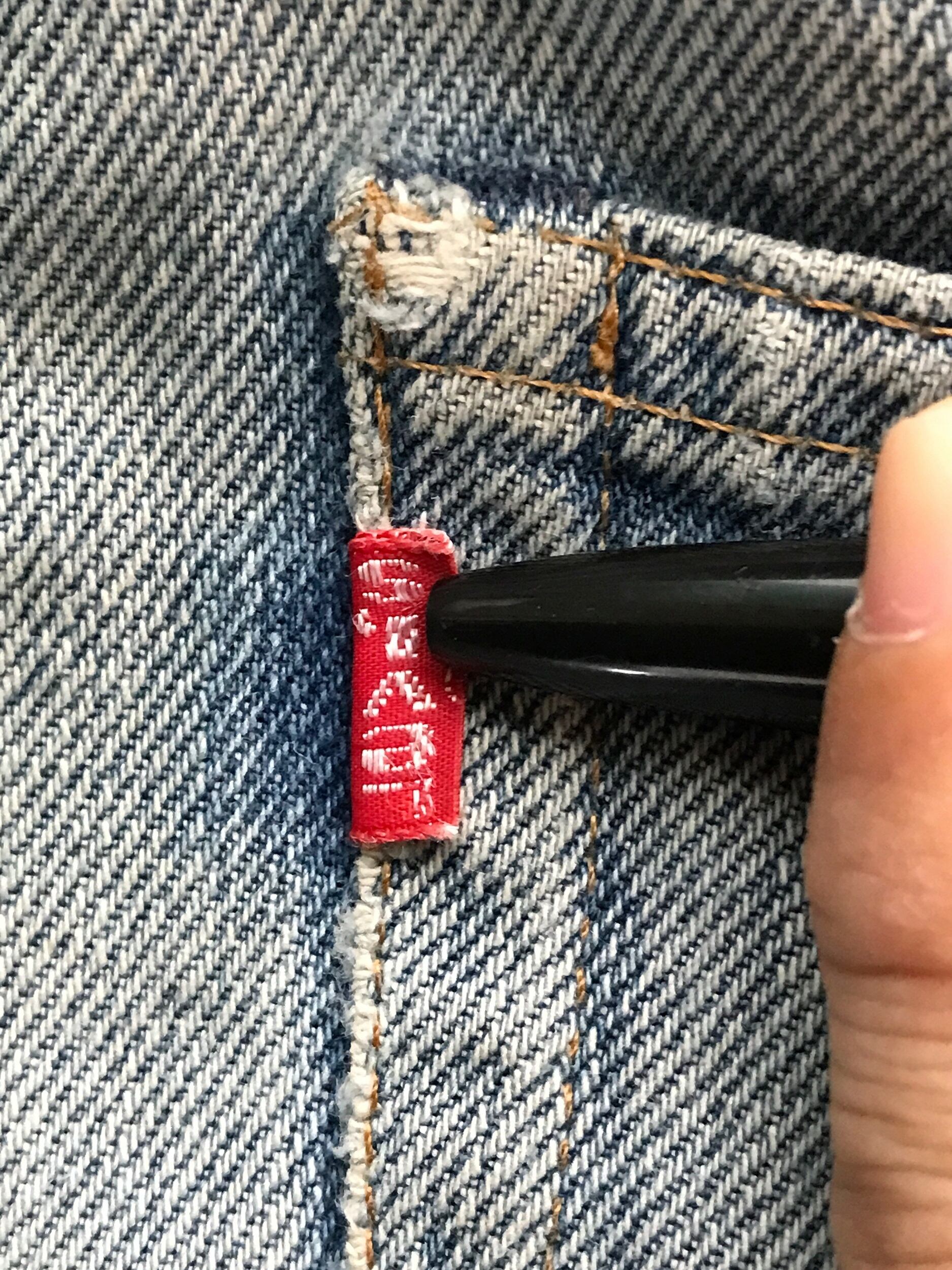 70's Levi's 501 66後期　2ボタン　リペア跡多数