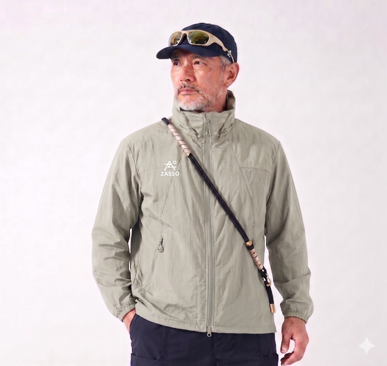 ZASSO ライトブルゾン