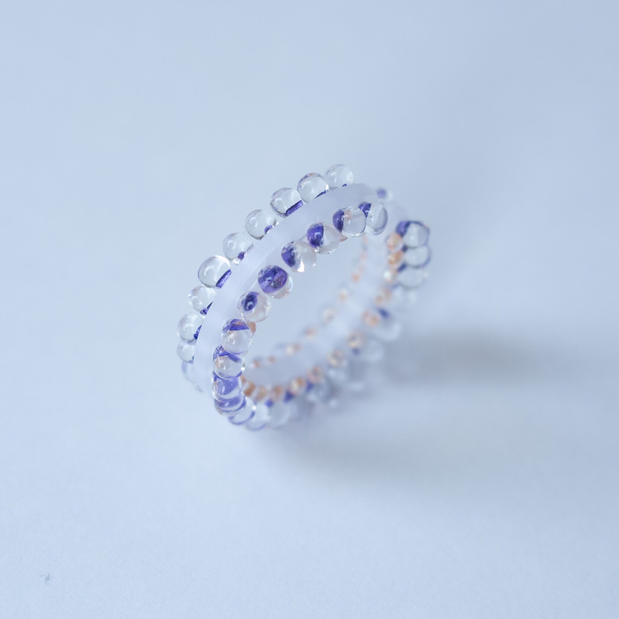 puzzle ring ear cuff L  [11]