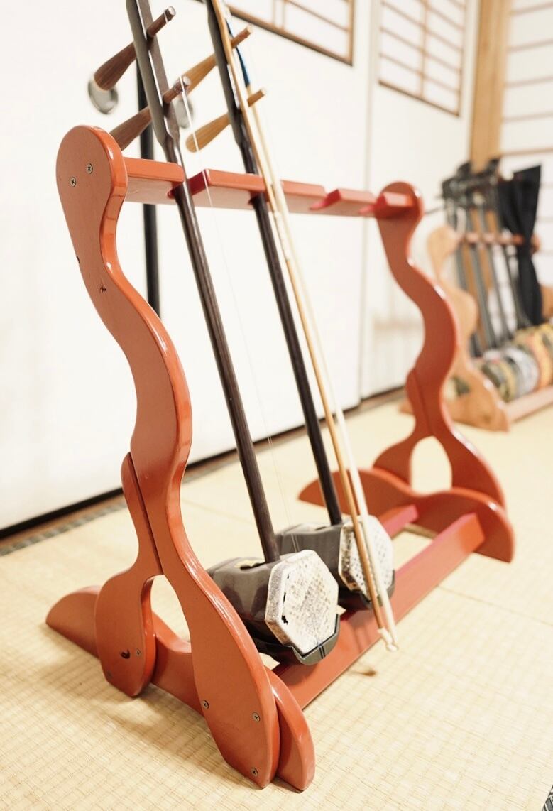 二胡スタンド | 手作り木工 レスポーラー夢工房