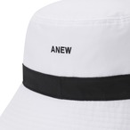 ANEW WOMEN Unbalanced wide brim bucket hat [サイズ: F (AGDUWCP42WHF)] [カラー: WHITE]