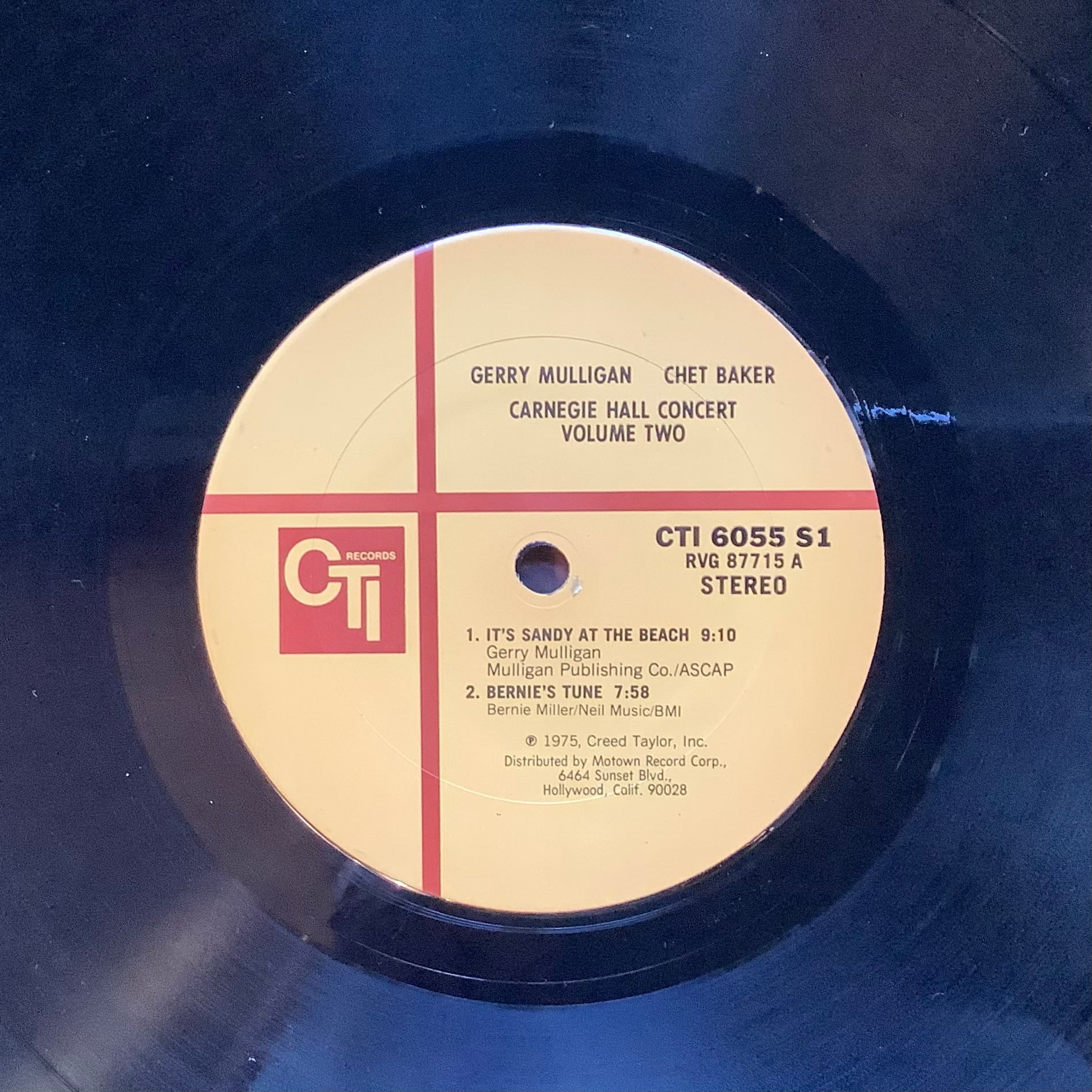 GERRY MULLIGAN & CHET BAKER / CARNEGIE HALL CONCERT VOL.2