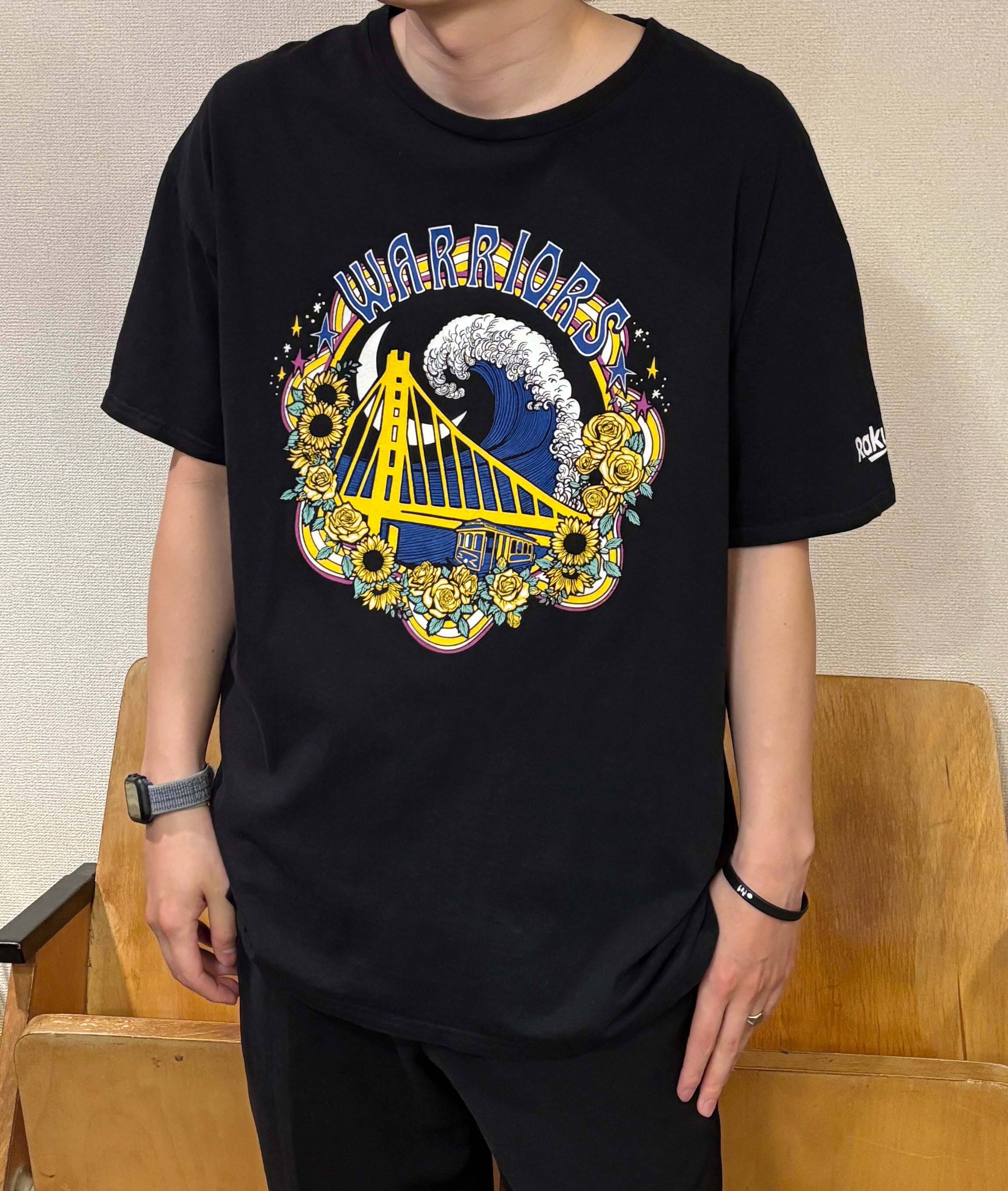 Golden State Warriors Printed T-Shirt. FRUIT OF THE LOOM | am3:41
