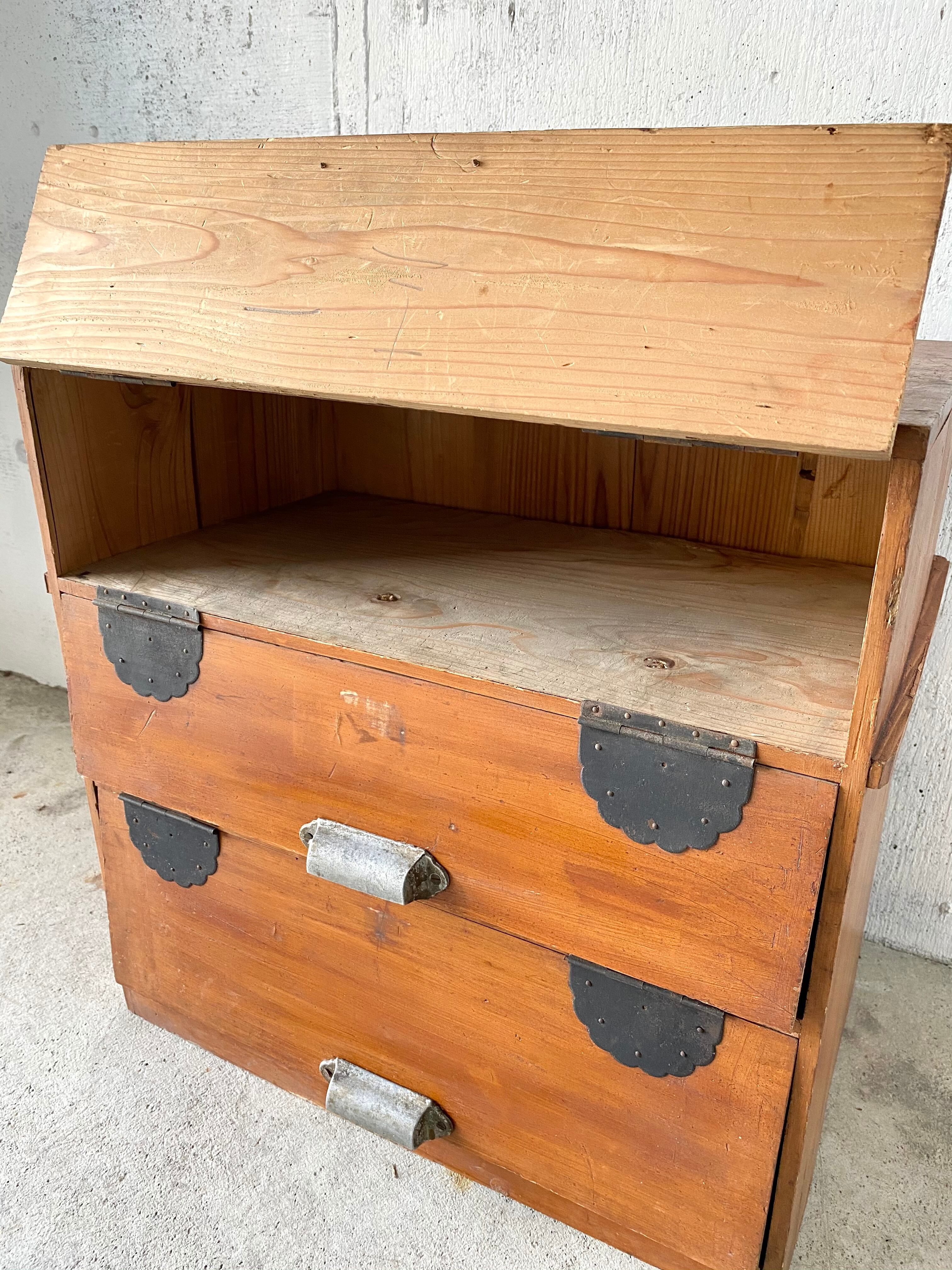 パタパタ棚 収納棚 古家具 アンティーク ヴィンテージ家具 パタパタ棚 収納棚 古家具 アンティーク ヴィンテージ家具