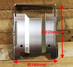 野良ストーブ ～Nora Stove～　頑強なオールステンレス製焚き火台 　BBQ・キャンプ・アウトドア・災害の備蓄に　日本製