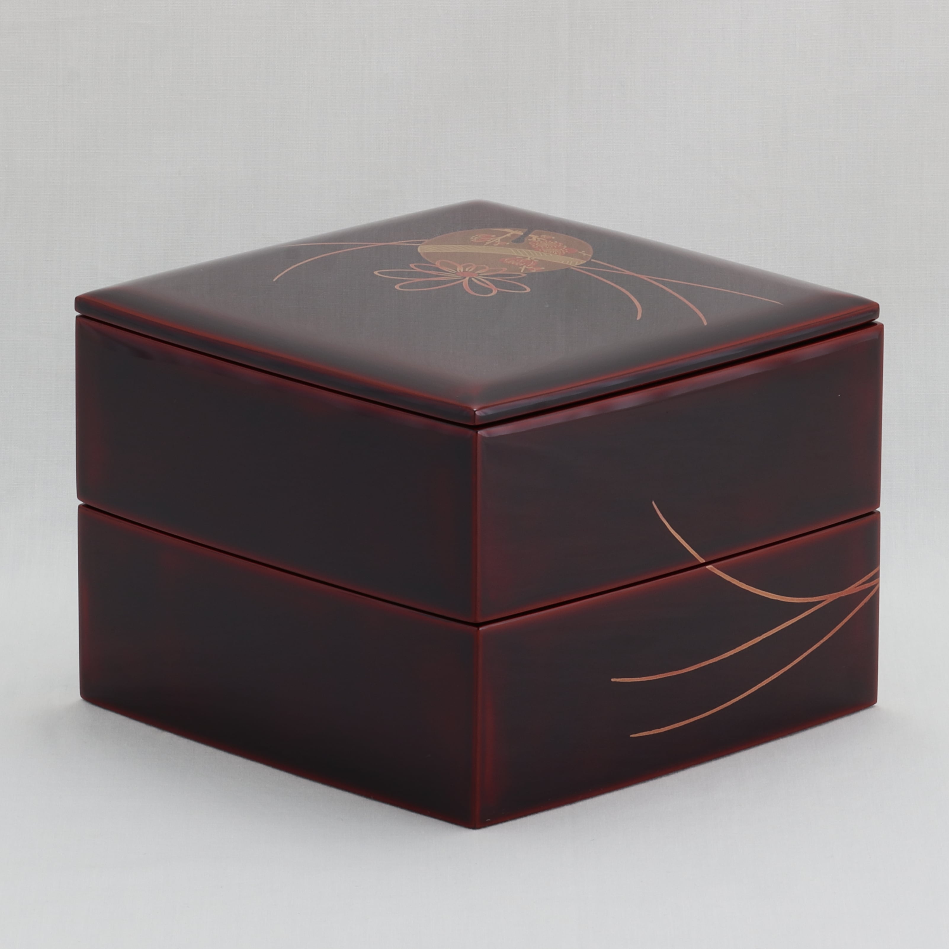 501 輪島塗 二段重／溜塗／鈴蒔絵 | 輪島塗 加藤漆器店 公式オンライン