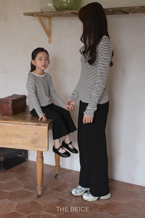 [THE BEIGE] Goljitong Pants (Adult) / [더베이지] 골지통바지(성인)