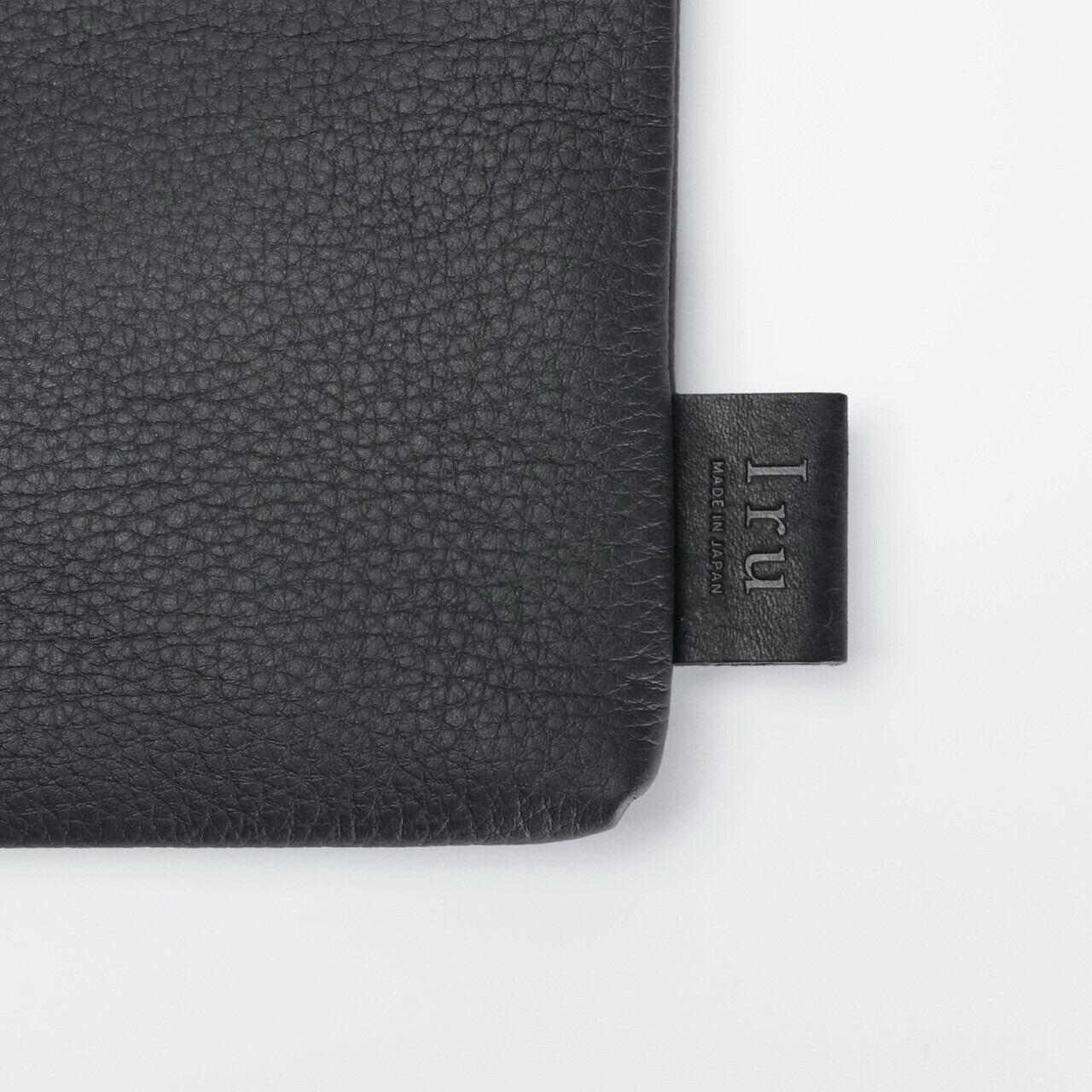 Iru×CRONY.】2WAY LEATHER KINCHAKU BLACK / 受注生産 5月下旬～6月