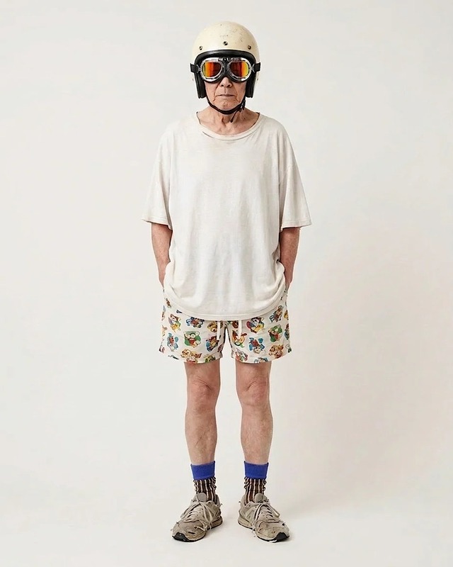 SHO WATABÉ / Cotton Needle-Out  stripes socks
