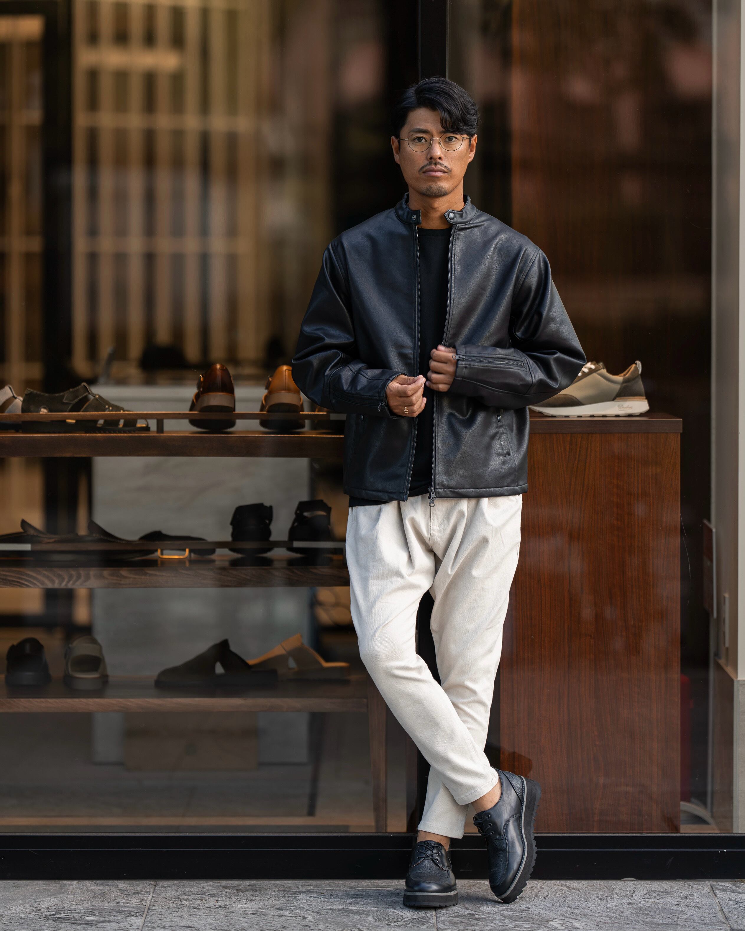 High Sole Leather Shoes［ATB-S-001］ハイソールレザーシューズ