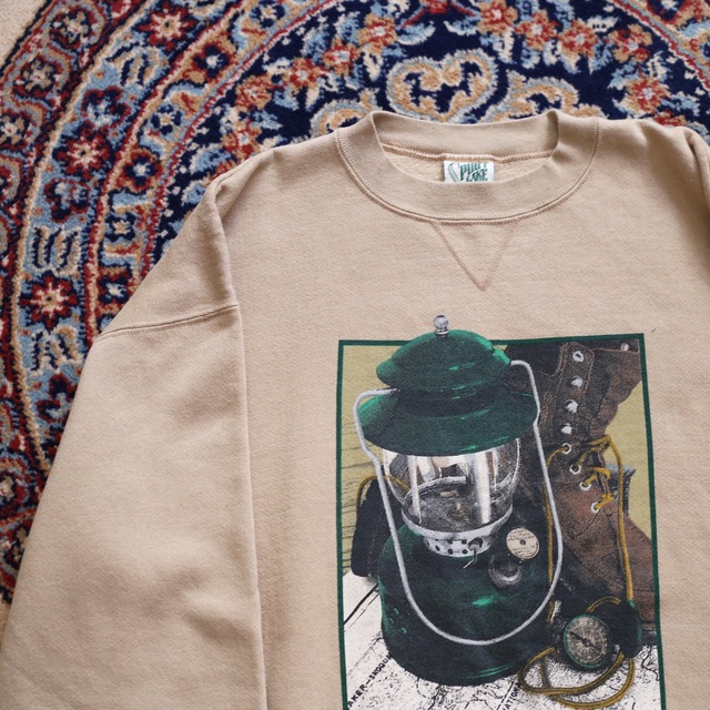 outfitters box print l/s big sweat